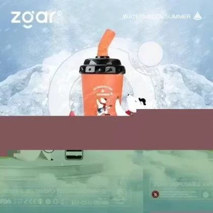 Original Zgar MC Milk Tea Cup Rechargeable Disposable Vape Pen Device 6000 Puffs 500mah ( )