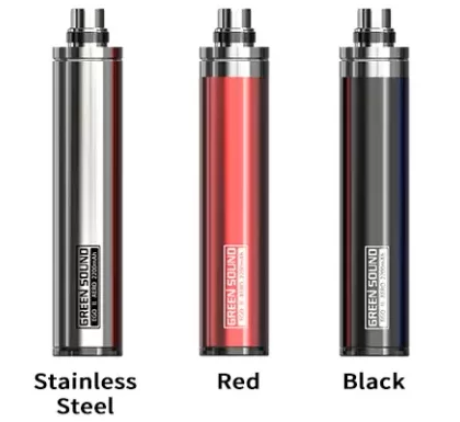 GreenSound GS eGo II Aero Battery 2200mAh - Stainless Steel