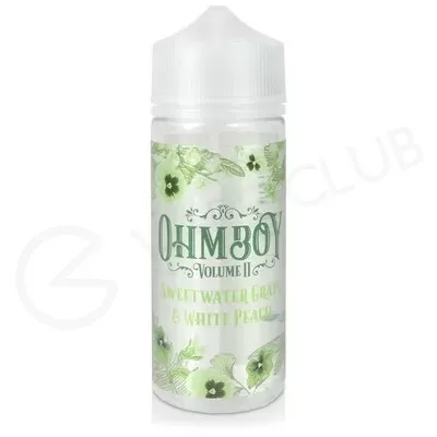 Sweet Water Grape & White Peach Shortfill E-Liquid by Ohm Boy Volume II 100ml