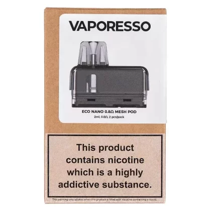 Vaporesso Eco Nano Refillable Pods - Resistance#0.8 Ohm>1.2 Ohm (A03996)