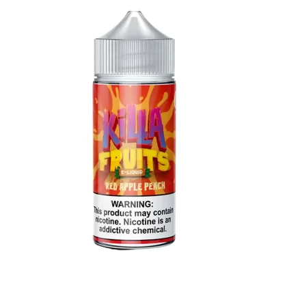 Sale $10.20 – Red Apple Peach by Killa Fruits Series 100mL