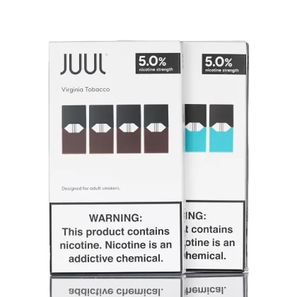JUUL 5% Nicotine Pods - Pack of 4 - Virginia Tobacco 5%