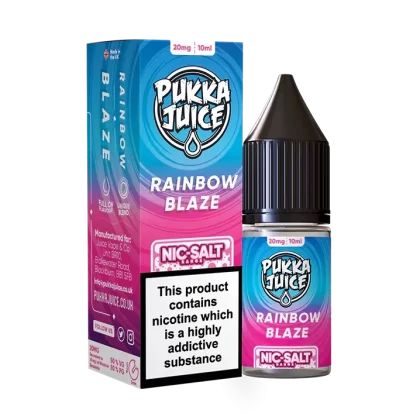 Rainbow Blaze Nic Salt By Pukka Juice - 10mg