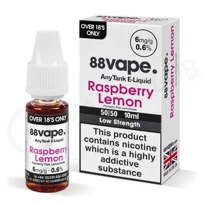 Raspberry Lemon E-Liquid by 88Vape Any Tank - Ecigpremium