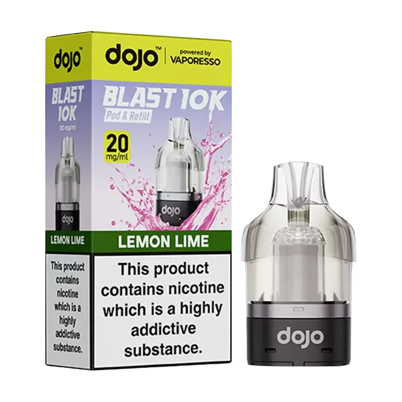 Lemon Sherbert Dojo Blast 10K Refill Pack - 20mg - Vape Product (17045A)