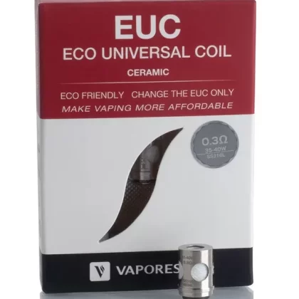 Vaporesso EUC Ceramic Coils (0.3ohm/0.5ohm/0.6ohm) – Pure Flavour & Durable Design