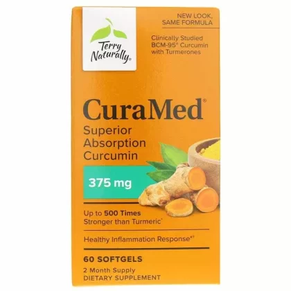 Terry Naturally CuraMed 375 Mg 60 Softgels