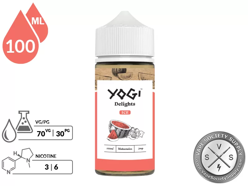 Watermelon Ice by YOGI Delights 100ml - Image 2