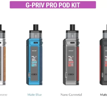 SMOK G-Priv Pro 80W Pod Kit 5ml - Nano Chrome / HK