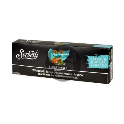 Serbetli Premium Hookah Tobacco 10 packs of 50g Blue Curacao - Ejuicewarehouse