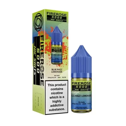 Elux Firerose Blue Razz Lemonade Nic Salt E-Liquid - Nicotine Strength#10mg>20mg