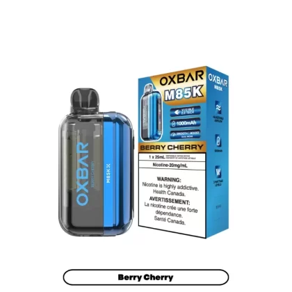 Oxbar M85K Berry Cherry Disposable Vape, 25mL