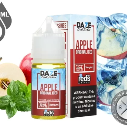 Original Iced Reds Apple 7 Daze Salt 30ml