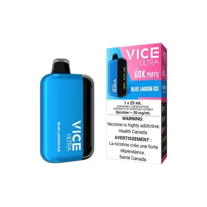 Vice Ultra 60K Disposable Vape – Blue Lagoon Ice - Eliquidsupply
