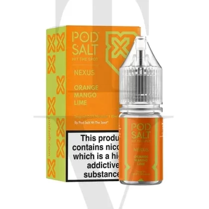 POD SALT NEXUS ORANGE MANGO LIME NIC SALT E-LIQUID