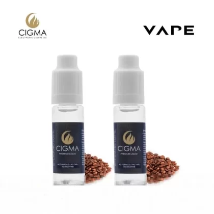 Cigma e-Liquid – Coffee 0mg 10ml Bottle x 2 Pack | Cigee