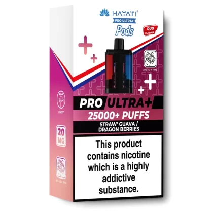 Straw' Guava / Dragon Berries Pro Ultra+ Refill Pods by Hayati - Ecigarettedirect Co