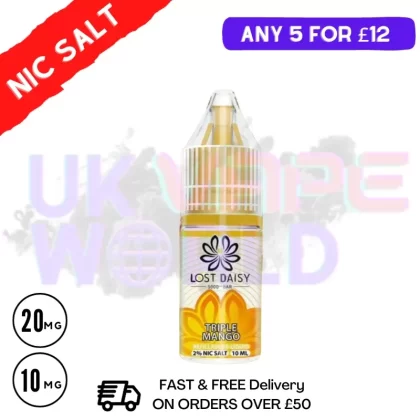 Triple Mango LOST Daisy Nic Salt 10ML eLiquid