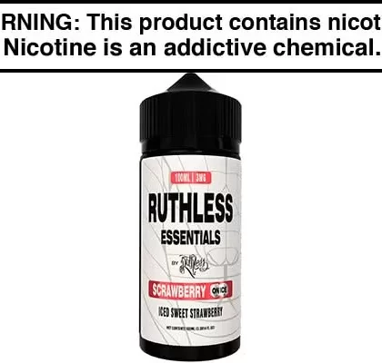 SCRAWBERRY ON ICE BY RUTHLESS ESSENTIALS 100ML - Vapejuice