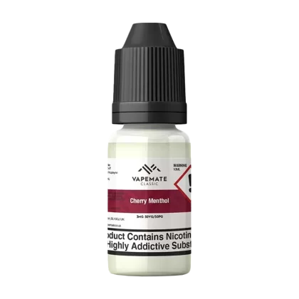 Vapemate Classic Cherry Menthol 10ml - Blend#50VG / 50PG>70VG / 30PG0mg>3mg>6mg>12mg>18mg