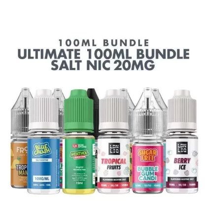 Ultimate 100ml E-liquid Bundle – 20mg
