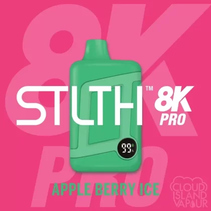 STLTH 8K PRO Disposable Vape – Apple Berry Ice - Ecigpremium