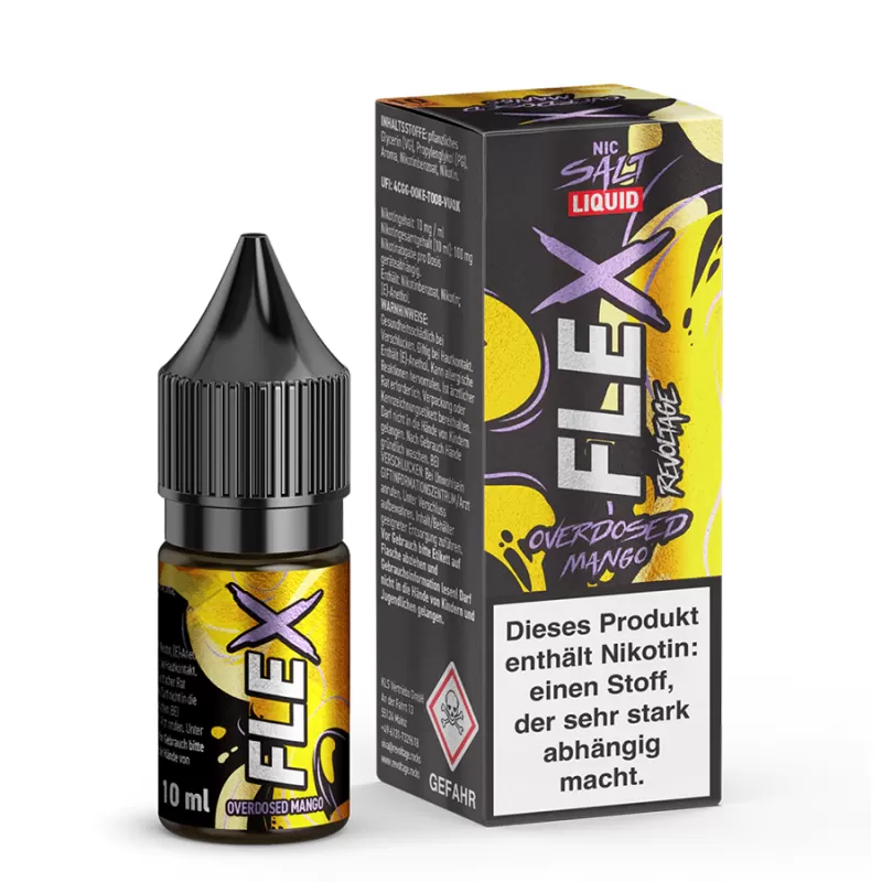 Revoltage Flex – Overdosed Mango - Nikotinfrei, 10mg/ml - Image 3