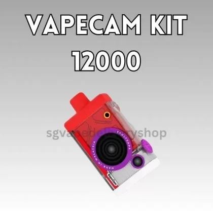 Vapecam 12000 Puffs - Sirap Bandung (Cartridge)
