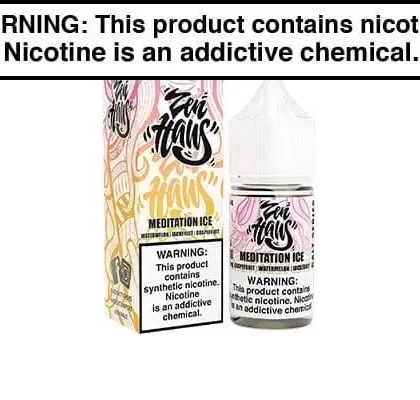 MEDITATION ICE BY ZEN HAUS SALTS 30ML - Vapejuice