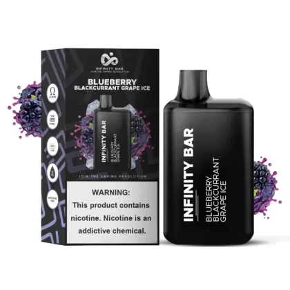 Infinity Bar Disposable Vape – Blueberry Blackcurrant Grape Ice 35mg (5000Puffs) - Vapebazaar Pk