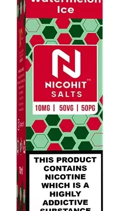 Watermelon Ice Nic Salt E liquid by Nicohit