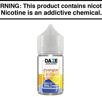 LEMON PASSIONFRUIT BLUEBERRY ICED BY 7 DAZE FUSION SALT 30ML - Vapejuice