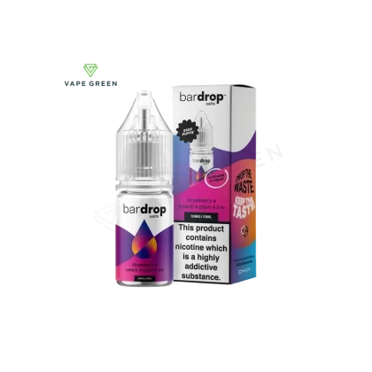 Strawberry Peach Plum Ice Nic Salt E-Liquid by Bar Drop - Eliquidsupply