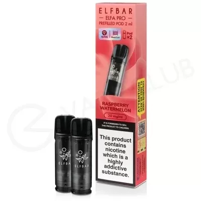Raspberry Watermelon Elf Bar Elfa Pro Prefilled Pod