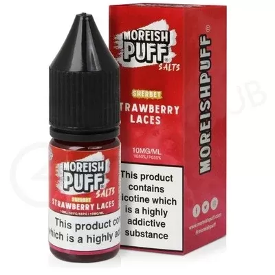 Strawberry Laces Sherbet Nic Salt E-Liquid by Morerish Puff