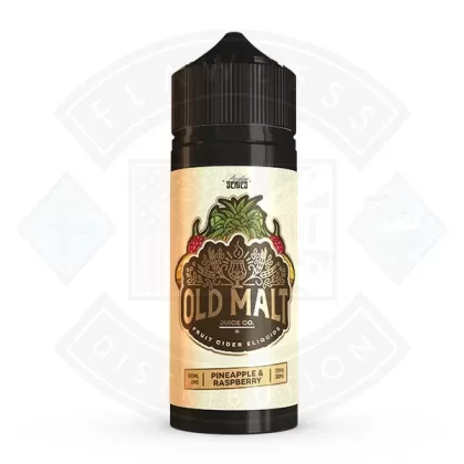 Old Malt – Pineapple & Raspberry 0mg 100ml Shortfill