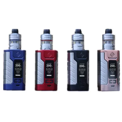 Wismec SINUOUS FJ 200 200W Kit with Divider Tank 4600mAh & 4ML - Black