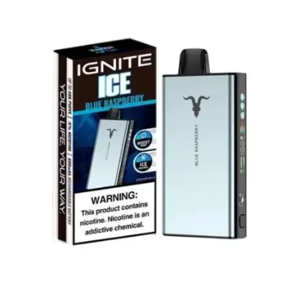 IGNITE - V40K Ice Rechargeable Disposable Vape (40,000 Puffs) - 50 mg / Lemon Lime
