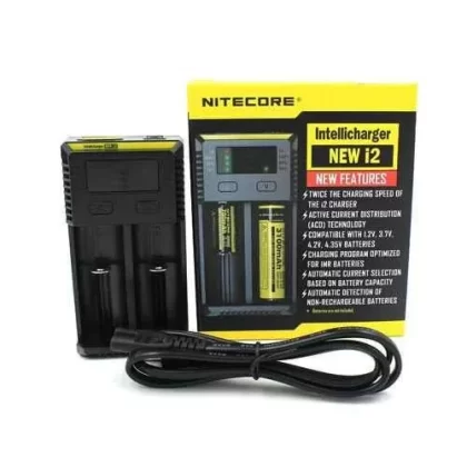 NiteCore i2 IntelliCharger Battery Charger – 2 Bay