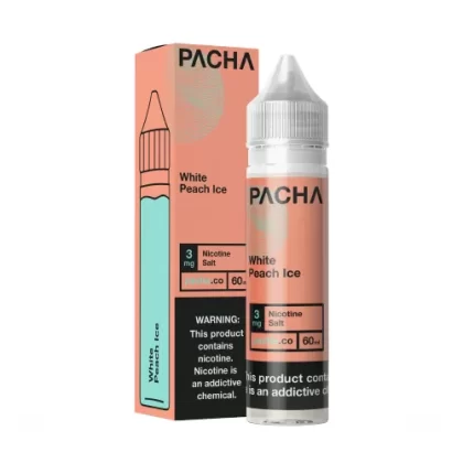 White Peach Ice by Pachamama 60ml - Vape Product, Vape Product