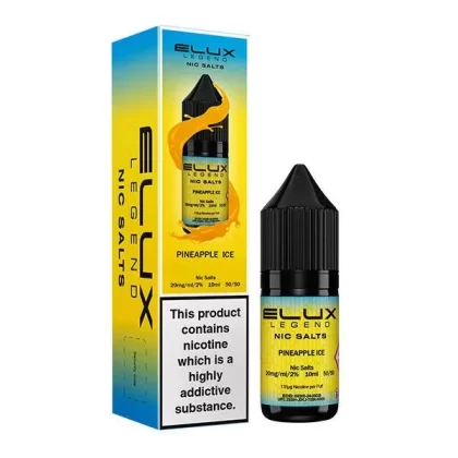 Elux Legend Pineapple Ice Nic Salt E-Liquid - Nicotine Strength#10mg>20mg