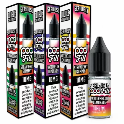Doozy Vape Seriously Pod Fill Salt 10ml 10mg - Strawberry Candy