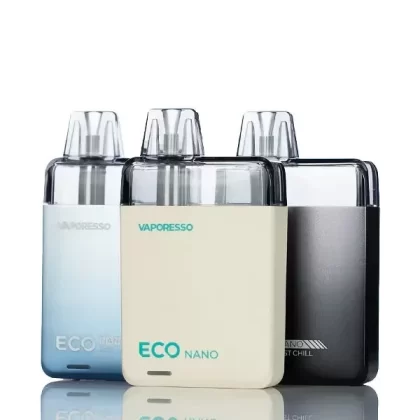 Vaporesso ECO NANO Pod System (DISCONTINUED) - BLACK TRUFFLE, Foggy Blue