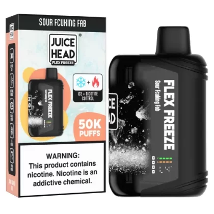Sour Fcuking Fab Disposable Vape (50000 Puffs) by Juice Head Flex Freeze