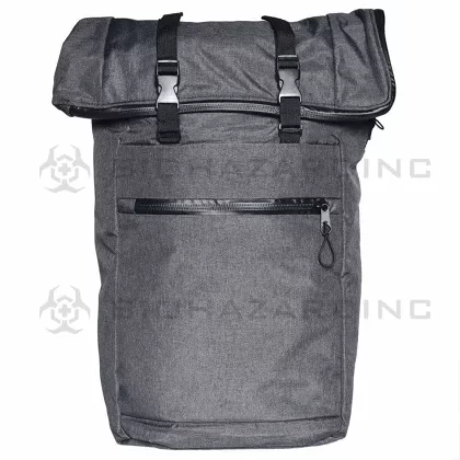 BrightBay | Smell Proof Carbon Transport Backpack | “The Mule” – Dark Charcoal