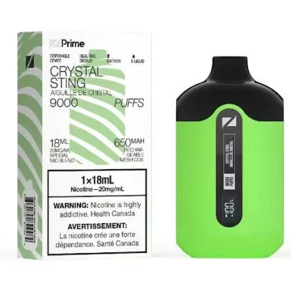 ZPrime Disposable Vape – 9000 Puffs – Crystal Sting - Ecigdepot