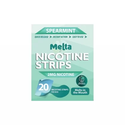 Melta Spearmint Nicotine Strips - Strength#2MG
