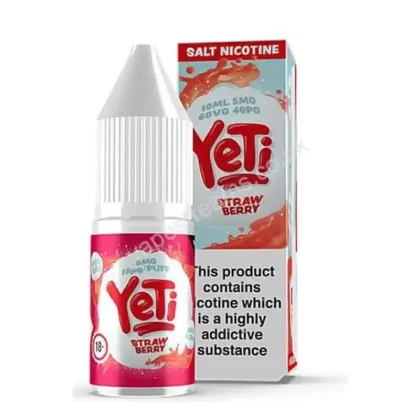 Strawberry Nicotine Salt E-Liquid by YeTi Salts - Vapestreams Co