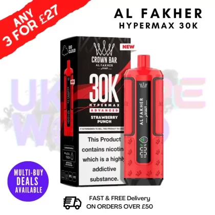 Strawberry Punch Al Fakher 30K HyperMax Pod Kit