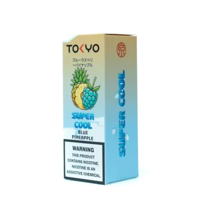 Tokyo Super Cool – Blue Pineapple 30ml (35/50/60 mg) - Vapebar Pk
